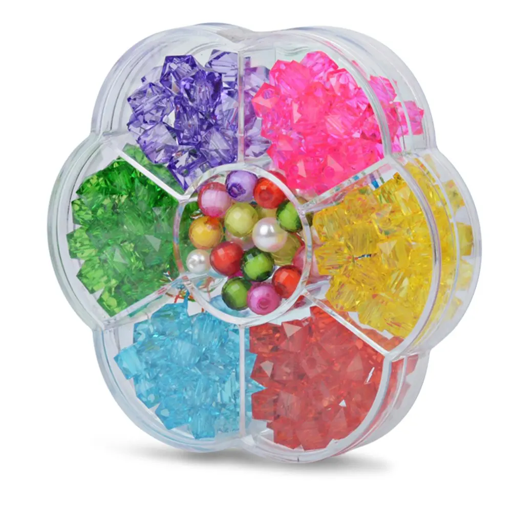 7 балок для маленьких девочек DIY игрушки набор нитей из бисера Brinquedo ожерелье