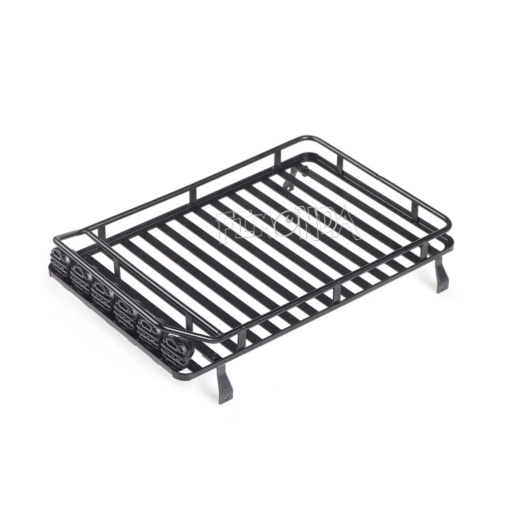 1/10 RC Гусеничный металлический багажник на крышу с подсветкой для Traxxas TRX4 осевой