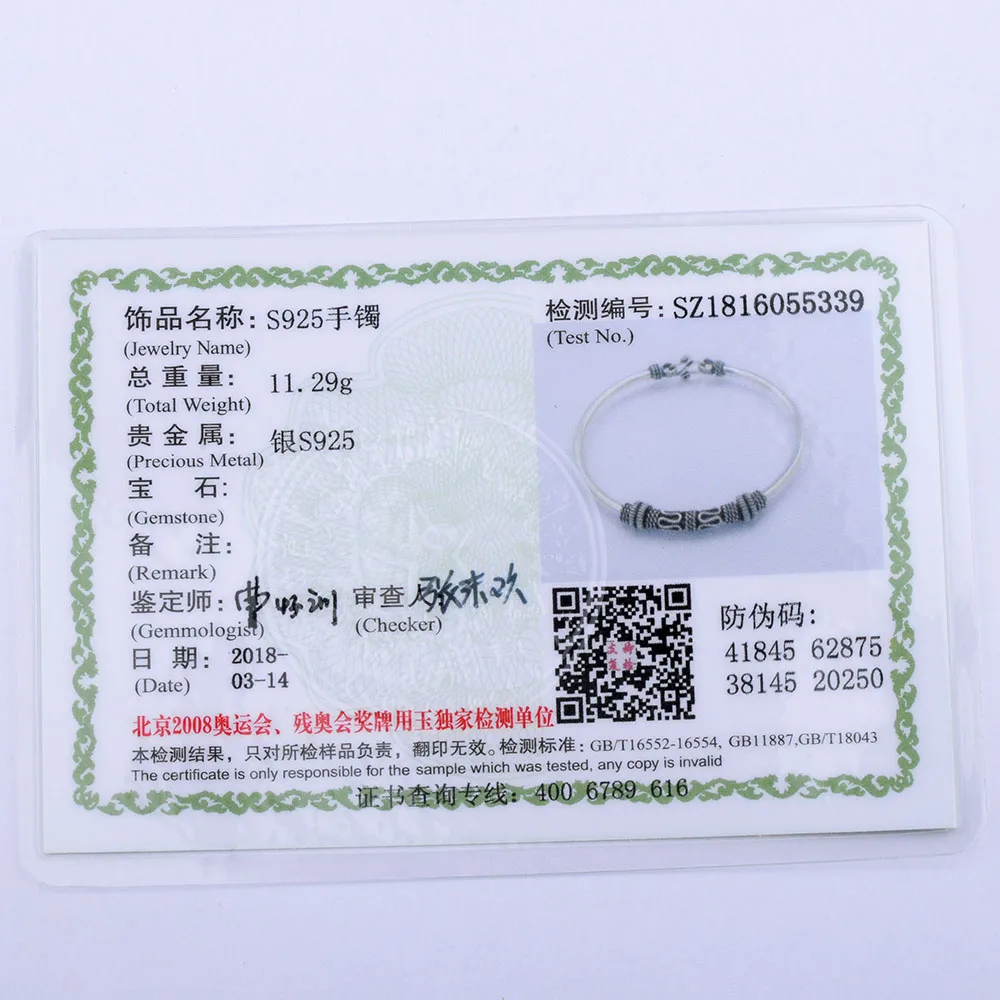 

MYTHIC AGE Real 925 Sterling Silver Vintage Ethnic Hemp Rope Bangle Bracelet For Women Budda Jewelry Gift