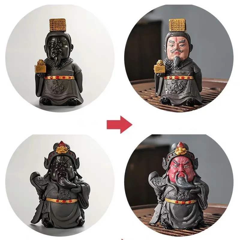 Украшения для чая из смолы меняющие цвет домашние животные украшение офисного