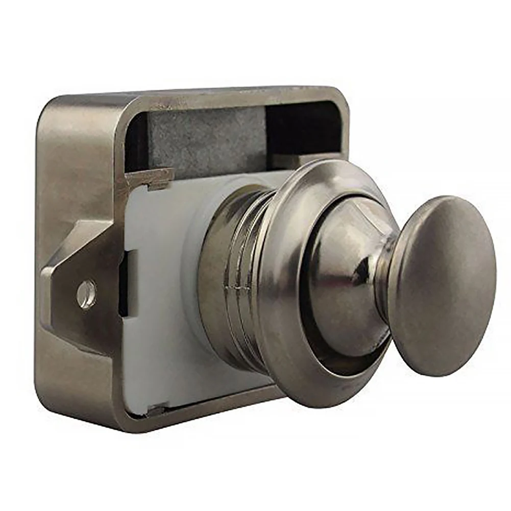 2019 new Push Button Catch Lock Cupboard Door Knob Caravan Boat Cabinet Drawer Latch Desk RV Furniture Handle | Обустройство дома
