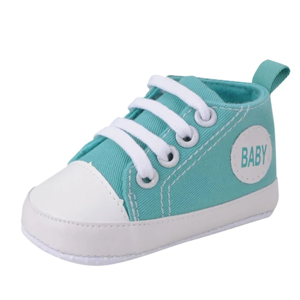 

2020 Canvas Classic Sports Sneakers Newborn Baby Boys Girls First Walkers Shoes Infant Toddler Soft Sole Anti-slip Shoes
