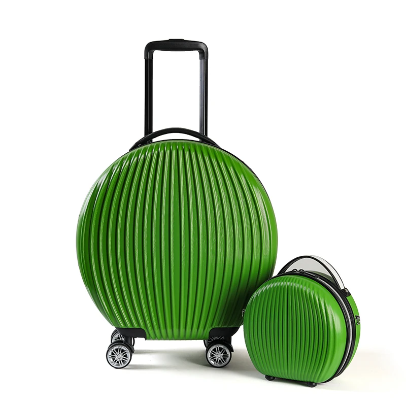 

Rolling Suitcase with Cosmetic case spinner wheels trolley luggage bag kids Cute carry on luggage cabin rolling luggage set