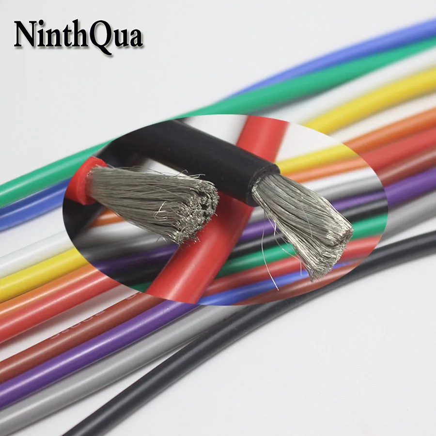 Силиконовый провод 18awg ультрагибкий Тестовый Кабель луженая медная лампа мягкие
