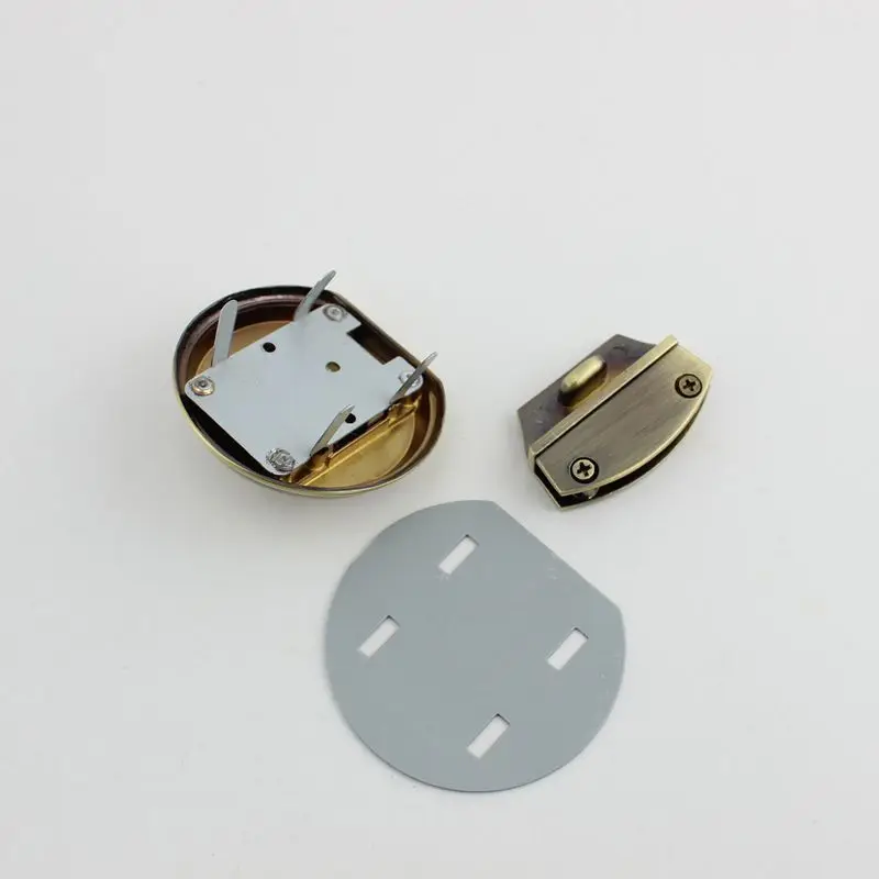 20 комплектов 4 цвета 63*51 мм большие высококачественные круглые замки ручной