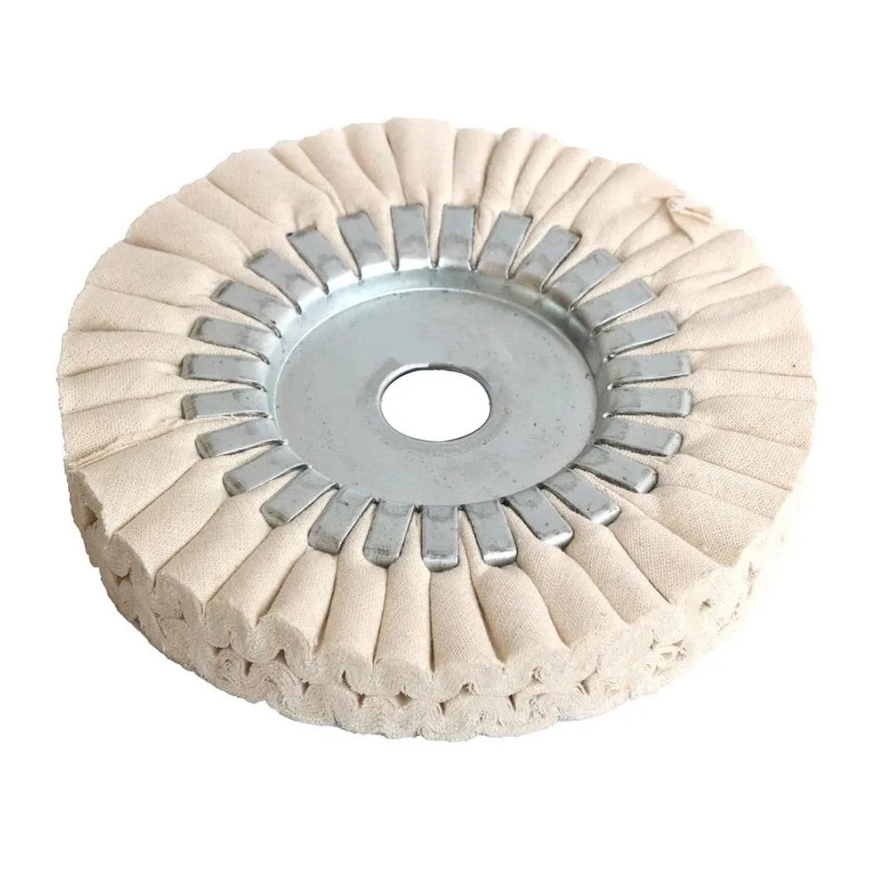

6" Cotton Airway Buffing Wheel 150*22mm Cloth Buffers Open Bias Polishing Buffs Wheel Buff Power Tools