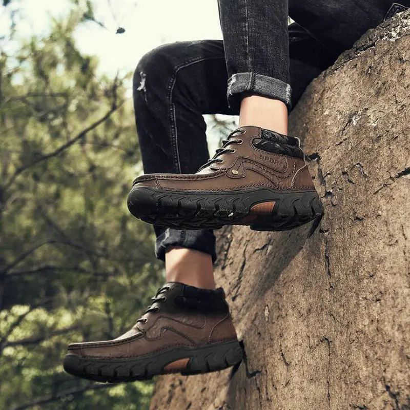 Осень 2019 новые мужские ботинки повседневные уличные для инструментов