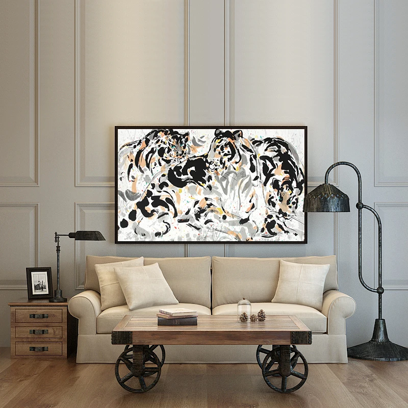 Китайские знаменитые черно белые картины с чернилами по номерам художественные