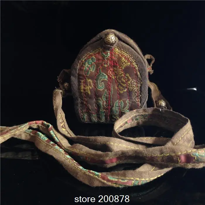 9x8мм тибетская старая состаренная медь молитвенная коробка Лаки бабао ГАУ