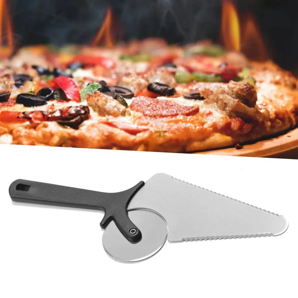 

Multifunctional Pizza Cutter Wheel Anti Slip Stainless Steel Pizza Server Wheel Bakeware Accessories Pizza Slicer