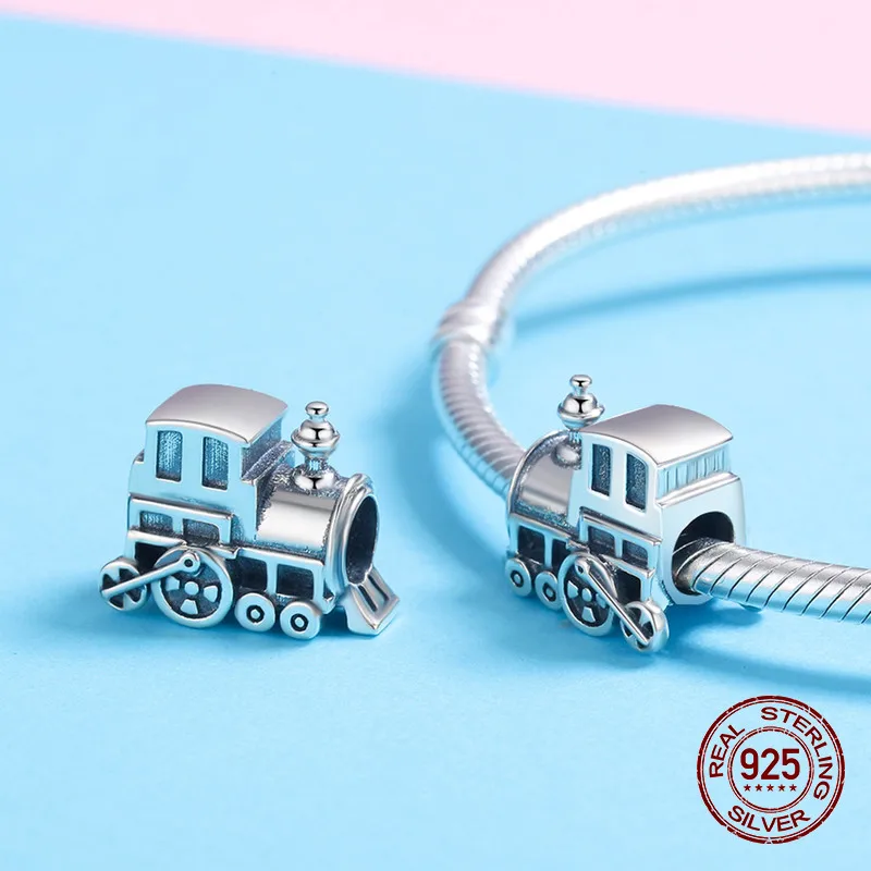 Подвеска-Локомотив в стиле ретро серебро 925 пробы | Украшения и аксессуары