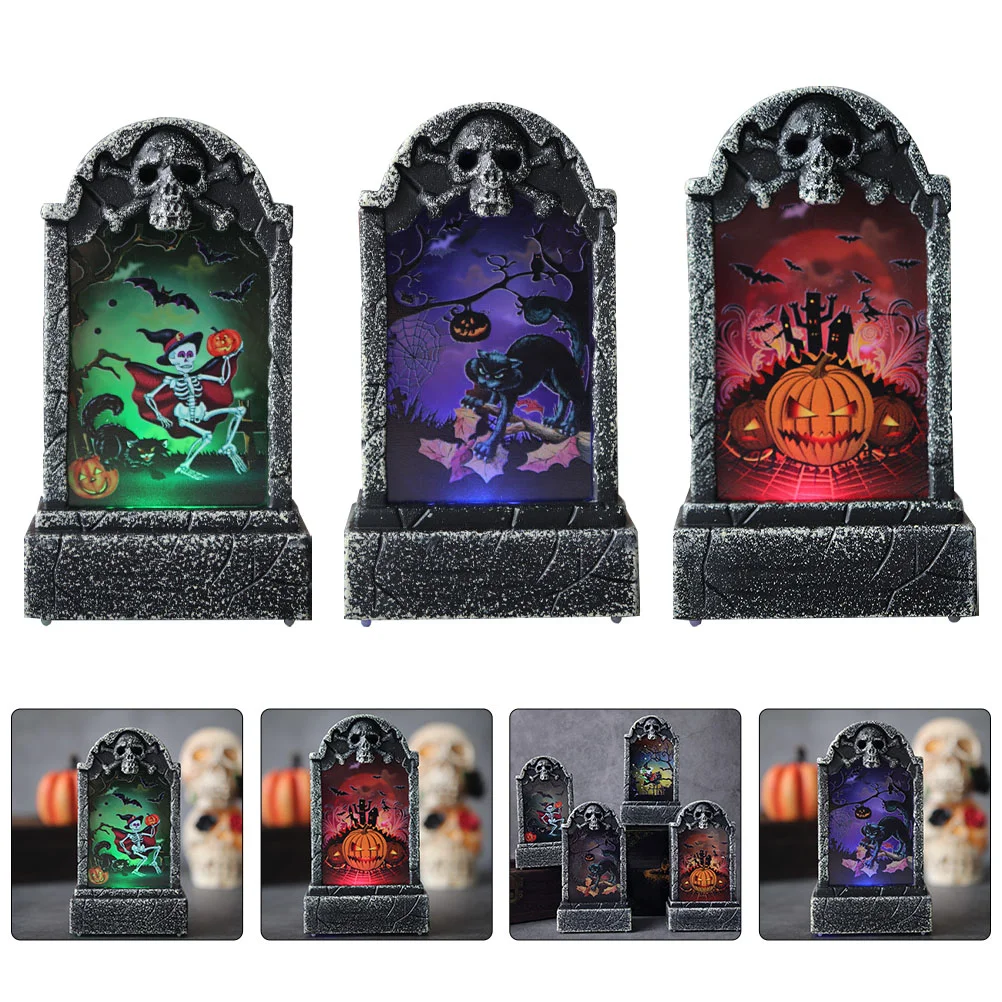 

3 шт., светодиодсветодиодный лампы в форме надгробия