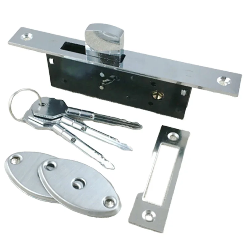 Алюминиевая раздвижная дверь крюк замок невидимый деревянная фоторамка