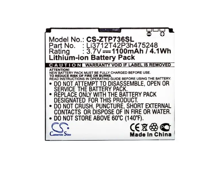 Кэмерон китайско 1100 мАч батарея для оранжевые лезвия II S P736V Сан-Франциско 2 II SF2 Li3712T42P3h475248 для T-MOBILE бодрости
