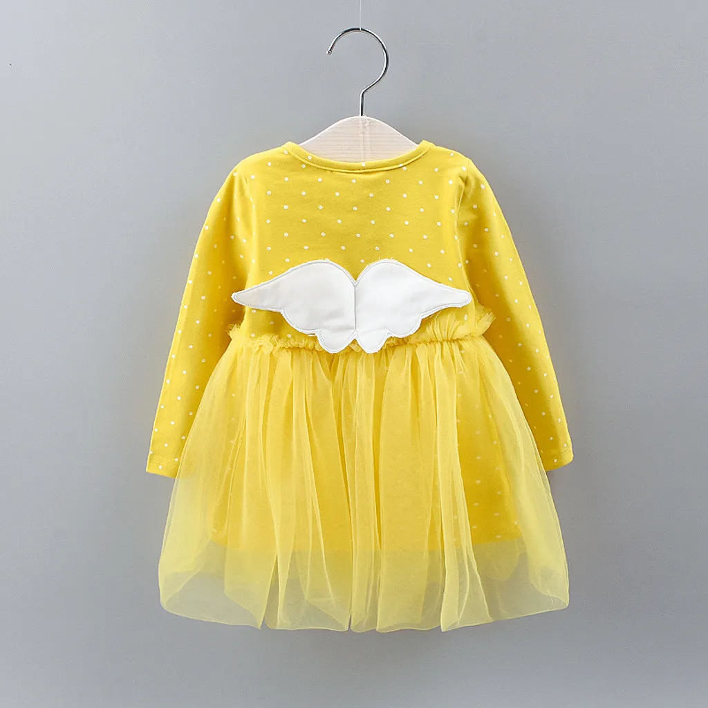 Платье для маленьких девочек; платья для маленьких девочек; vestido infantil vestidos infantil; одежда; batizado; Повседневная Лоскутная одежда с длинными рукавами; Z4