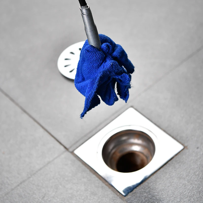2m/2.6m/3m Sewer Pipe Dredging Artifact Four-claw Extractor Cleaning Floor Drain Hair Grab Hook Kitchen Foreign Object Gripper | Дом и сад
