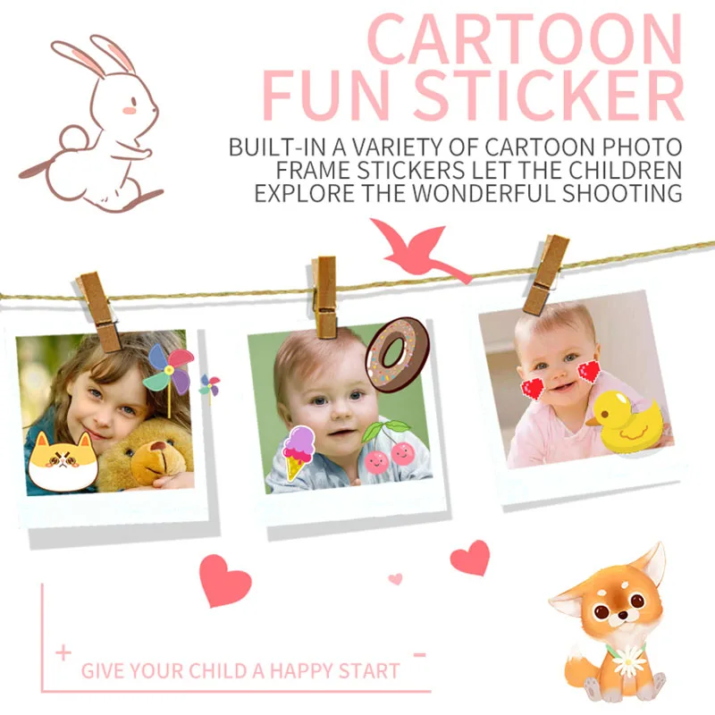 Children Kids Camera Mini Educational Toys For Children Baby Gifts Birthday Gift Digital Camera 1080P Projection Video Camera