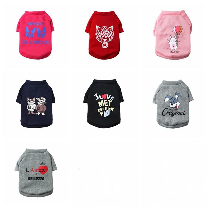 Новая стильная одежда для домашних животных теплая толстовка собак Одежда