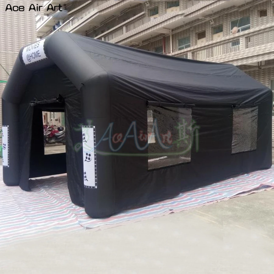 Гигантский портативный туннельный фильм в стиле башни надувной мобильный