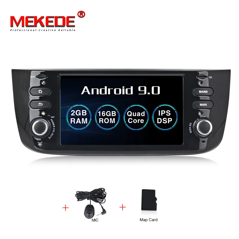 MEKEDE ips DSP Автомагнитола 6,2 дюймов Android 9,0 4+ 64G видео-выход автомобильный dvd-плеер для Fiat/Linea/Punto 2012 - Цвет: 16G CAR DVD