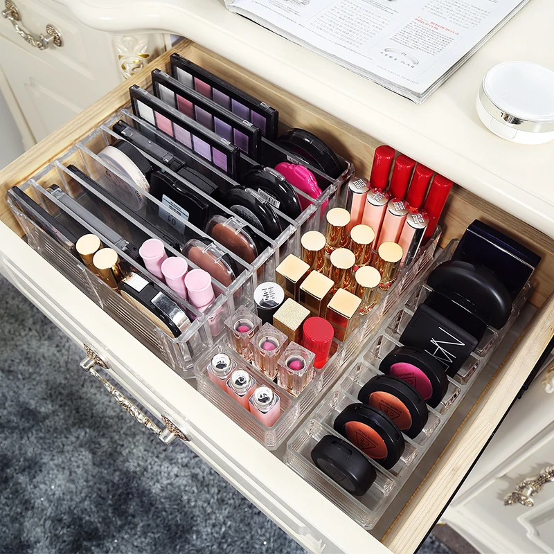 AF прозрачная Румяна Косметическая подставка для помад держатель глаз затенённая