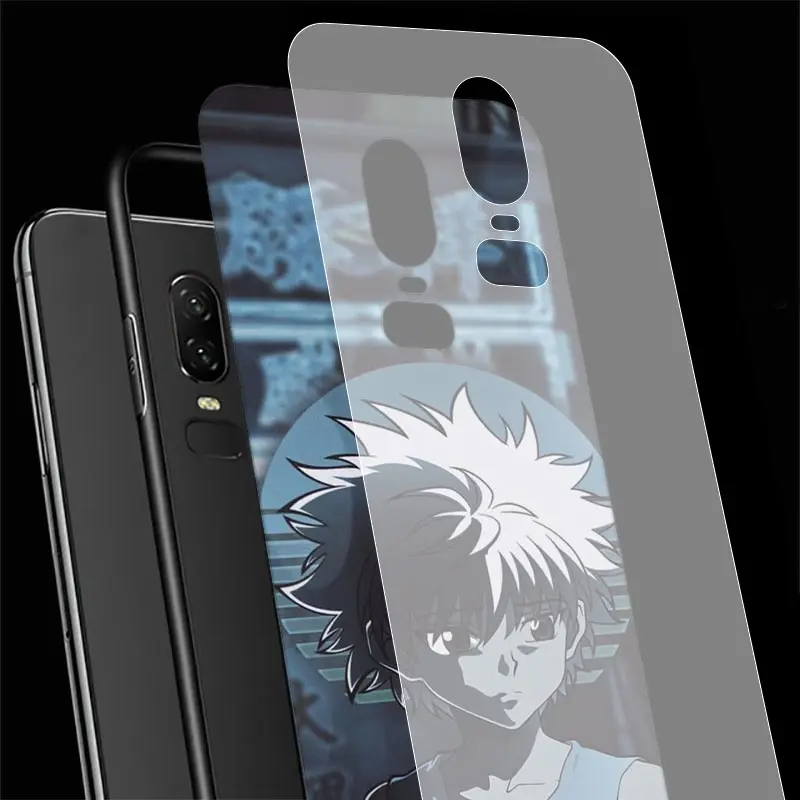 

Hunter X Hunters Glass Case For Nord 8 7 7T Pro 5G Tempered Fundas One Plus 8Pro 7Pro 7TPro Phone Coque Capas Anime Housing