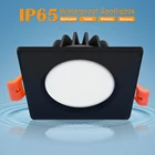 Светодиодный потолочный светильник IP65, водонепроницаемый светодиодный квадратныйкруглый точечный светильник 7 вт, 12 вт, 15 вт, 220 в переменного тока, светодиодный точечный светильник для помещений, ванной, спальни