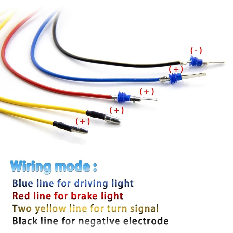 Motorcycle Multifunctional Modified LED Taillights Streamer Turn Signal Lights Brake for Honda Msx123 Etc |