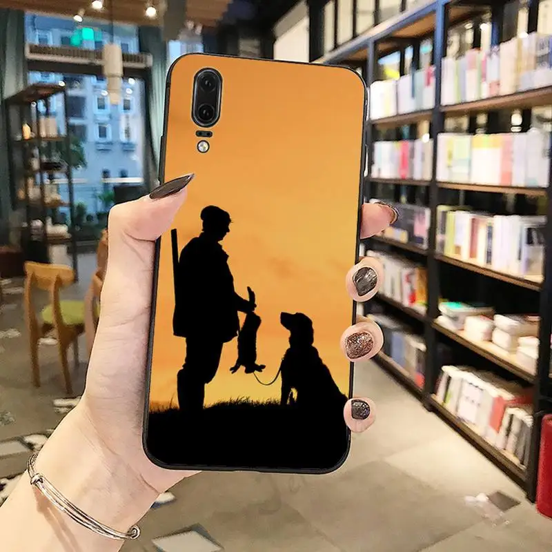 

Hunting animal and fishing man Phone Case For Huawei honor Mate P 10 20 30 40 Pro 10i 9 10 20 8 x Lite Anti-fall capa