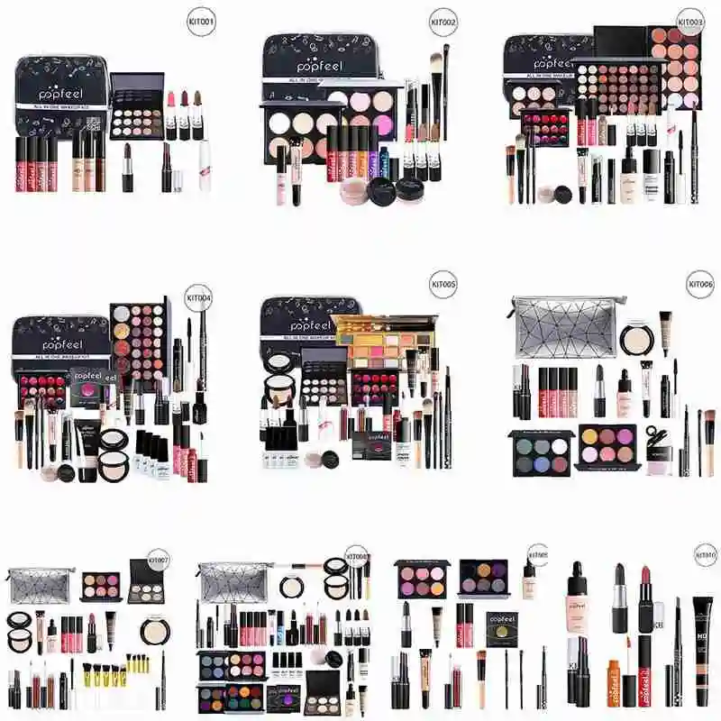 

All In One Full Professional Makeup Kit For Girl Eyeshadow Cream Makeup Bag Concealer Lipstick Makeup Brush Women Makeup Set