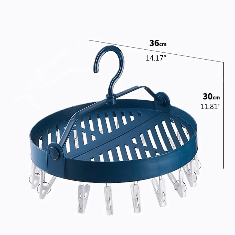 

Household Multifunctional Circular Folding Drying Rack Underwear Socks Drying Rack Windproof and Inclined Rack for Socks