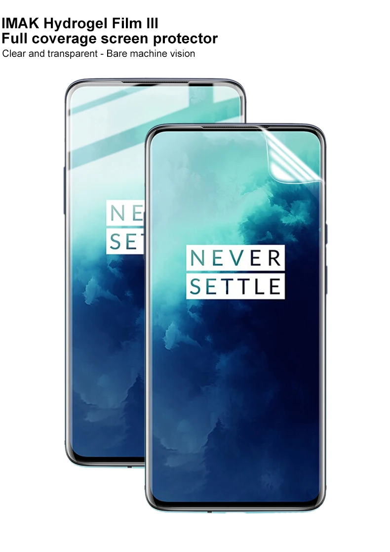 Imak Hydrogel III для Oneplus 7T Pro One Plus 7T Pro, 2 шт., защита для заднего экрана, передняя, задняя, полное покрытие, мягкая защитная пленка
