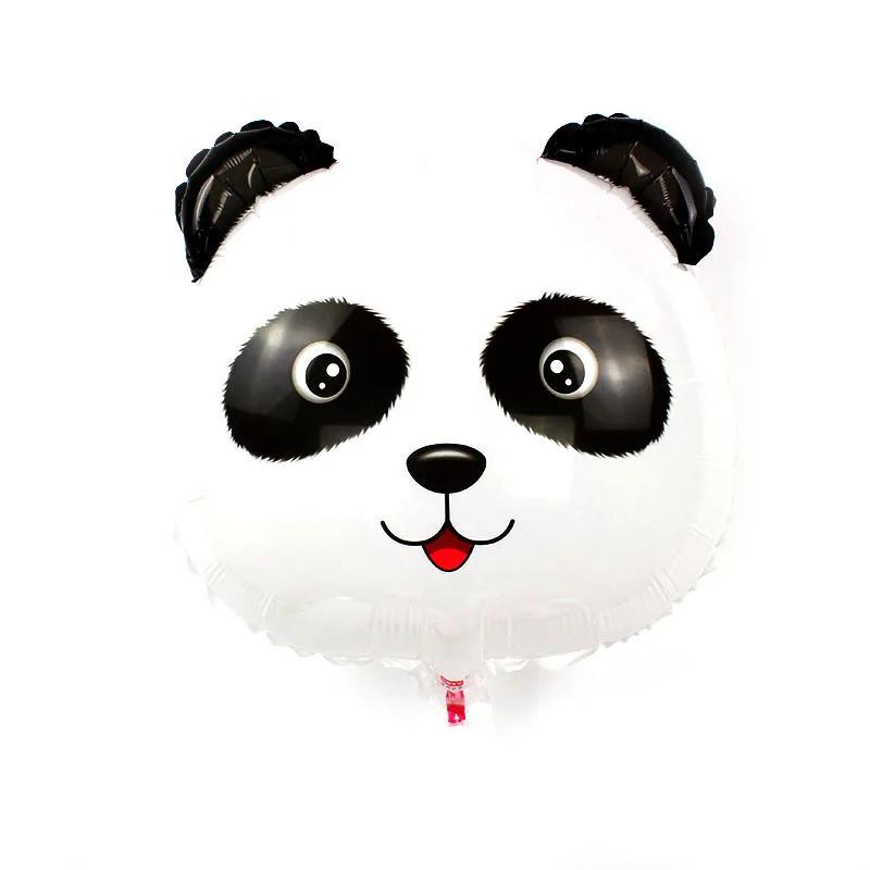 Cartoon Panda Foil Balloons Happy Birthday party supplies kids inflatable Classic Toys China Globos Children's Balloon | Дом и сад