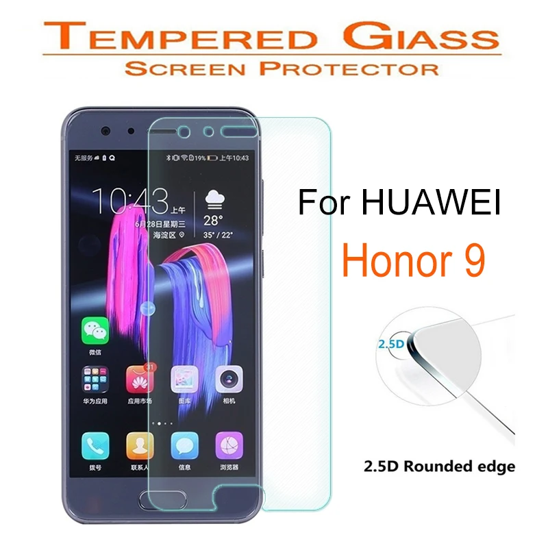 Закаленное стекло 9H для Huawei Honor 9 5 15 дюйма искусственная зеркальная стеклянная