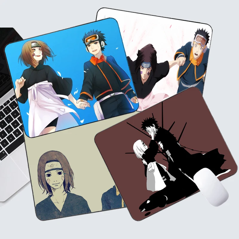 

Obito and Rin Mouse Pad Computer Kepboard Deskpad Laptop Mouse Desk Mat Office Stationery Accessories