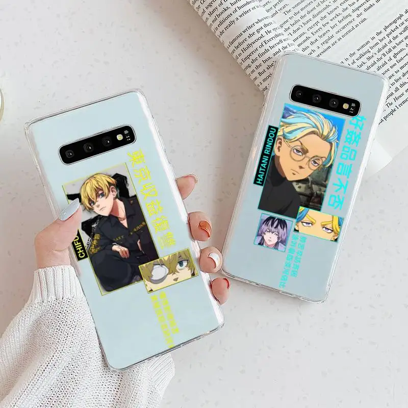 

Tokyo Revengers anime Phone Case Transparent For Samsung Galaxy A S Note 9 10 51 50 71 70 80 20 21 30s ultra plus