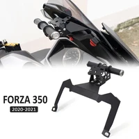 motorcycle front phone stand holder gps navigaton plate bracket for honda for forza 350 2020 2021 for forza350