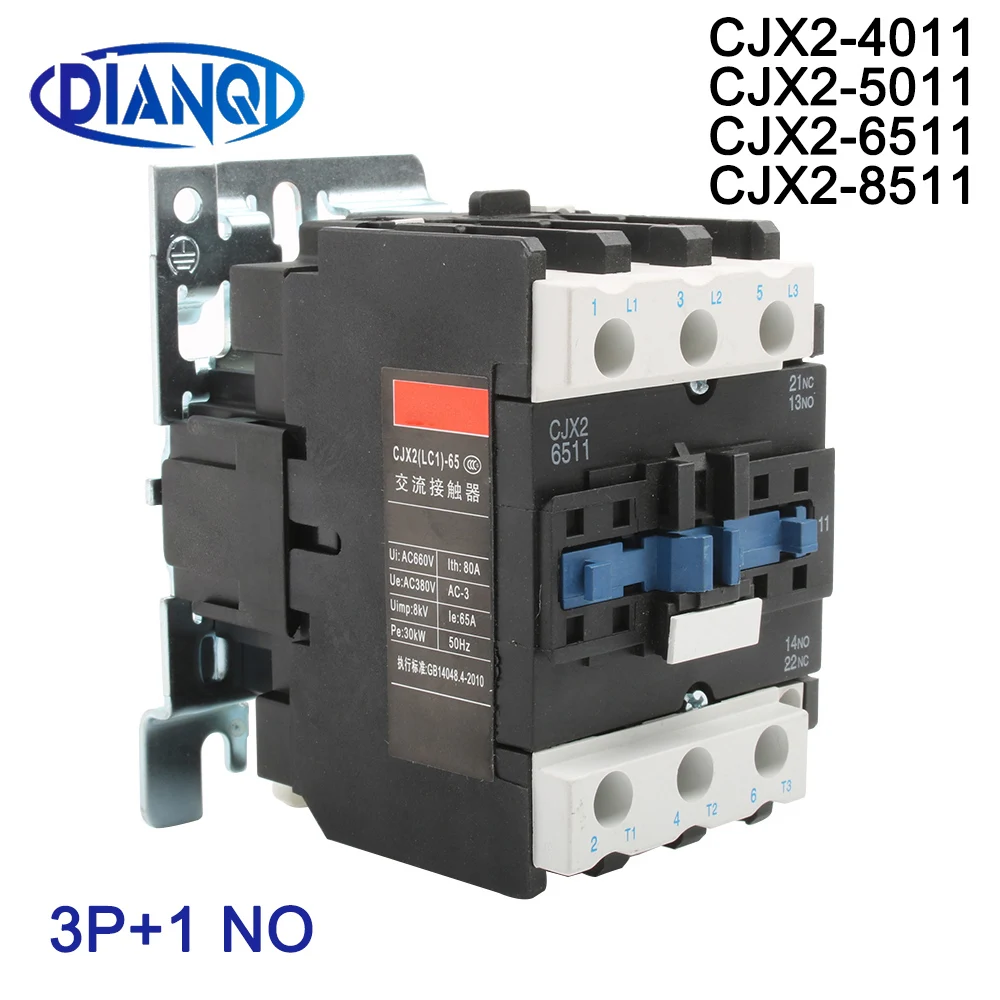 LC1-D AC Контактор стартера мотора реле CJX2-4011 CJX2-5011 CJX2-6511 CJX2-8011 Применение с Поплавковый выключатель 3P+ 1 НЗ 24V 12V 220V
