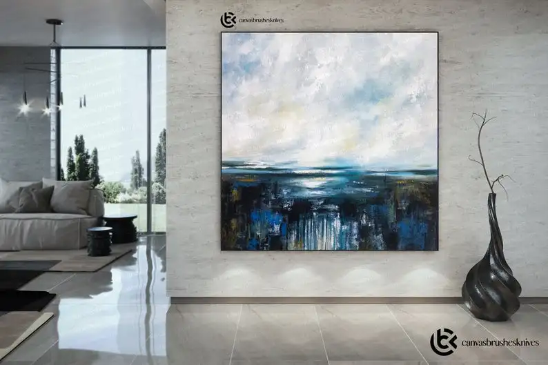 

Large Paintings On Canvas Abstract Wall Art Dorm Room Decor Extra Large Art Canvas Painting Abstract Painting,Textured Wall Art