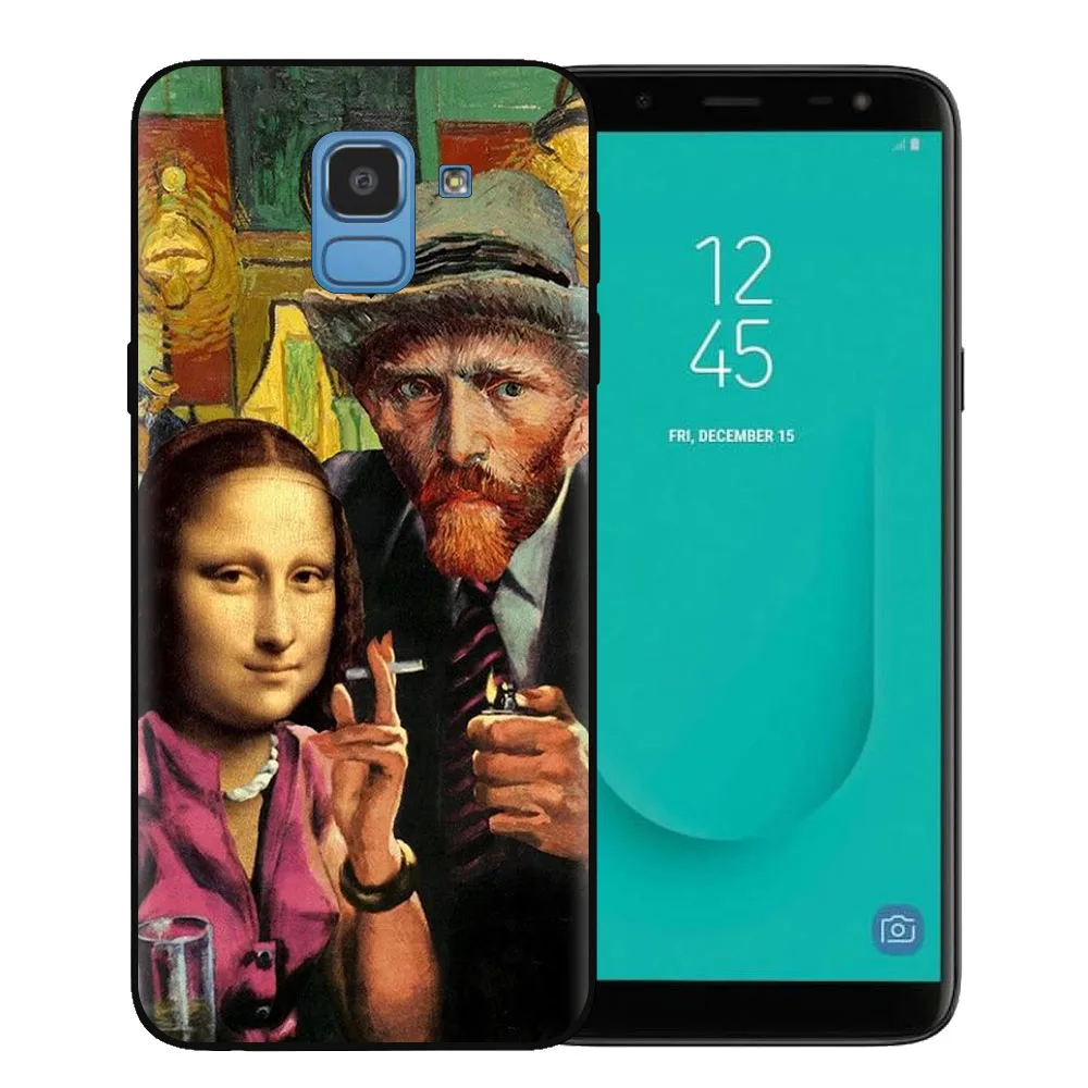 Черные силиконовые чехлы для телефонов Samsung J3 J5 J7 2017 J4 J6 Plus 2018 Note 10 Pro чехол с