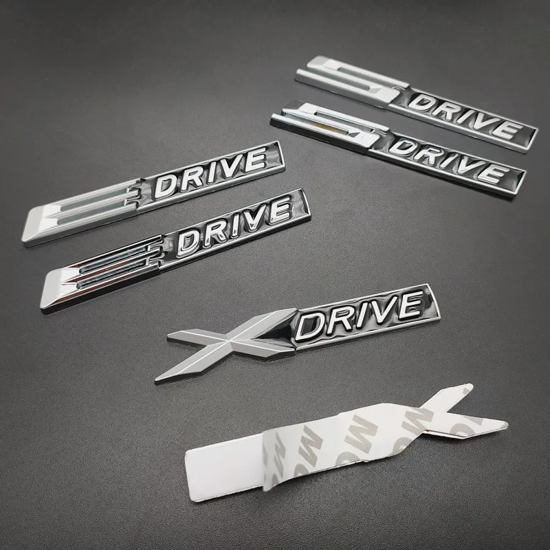 Car Accessories 3D Chrome Metal XDRIVE X DRIVE Emblem Logo Sticker Badge Decal Styling For BMW X1 X3 X6 E36 E90 F10 F30 e46 | Автомобили и