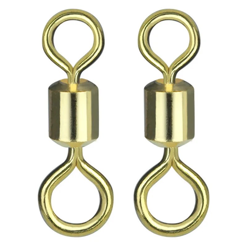 

Hot 50/100Pcs Barrel Bearing Swivel Solid Rings Stainless Steel Fishing Connector for Ocean Boat Fishing MVI-ing