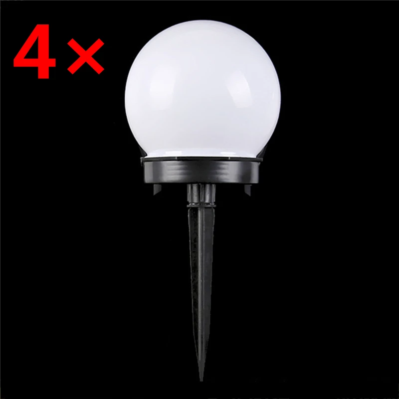 4 шт./лот Солнечный садовый светильник светодиодный наружный со встроенной