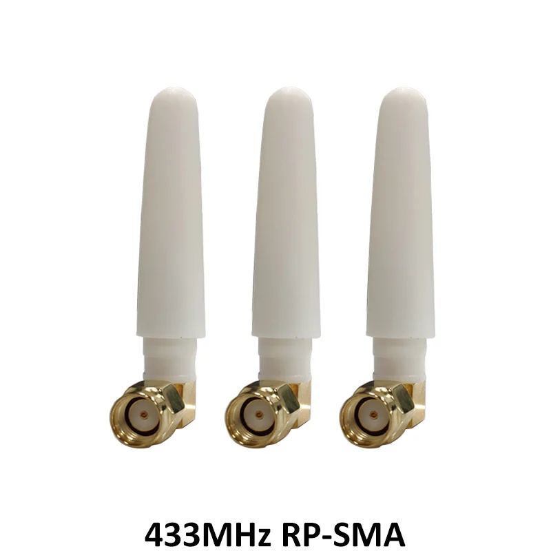 GRANDWISDOM 5pcs 433mhz antenna 2-3dbi sma female lora antene pbx iot module lorawan signal receiver antena high gain