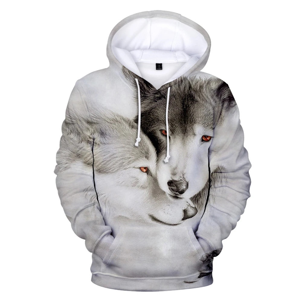 

Hoody Beast Wolf Pullovers Clothes Hip Hop 3D Print Spring Men/women 2021 Hot Sale Wild Animal Hoodies Casual Hooded Sweatshirts
