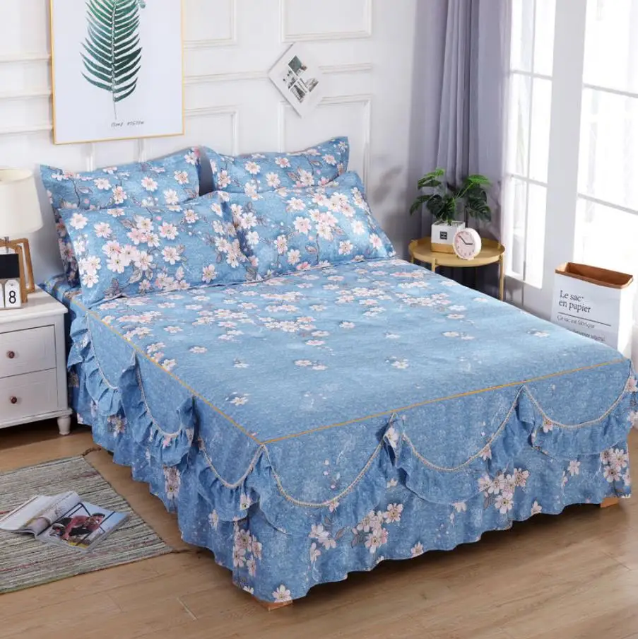 Постельное белье с оборками модная домашняя юбка для кровати разных размеров