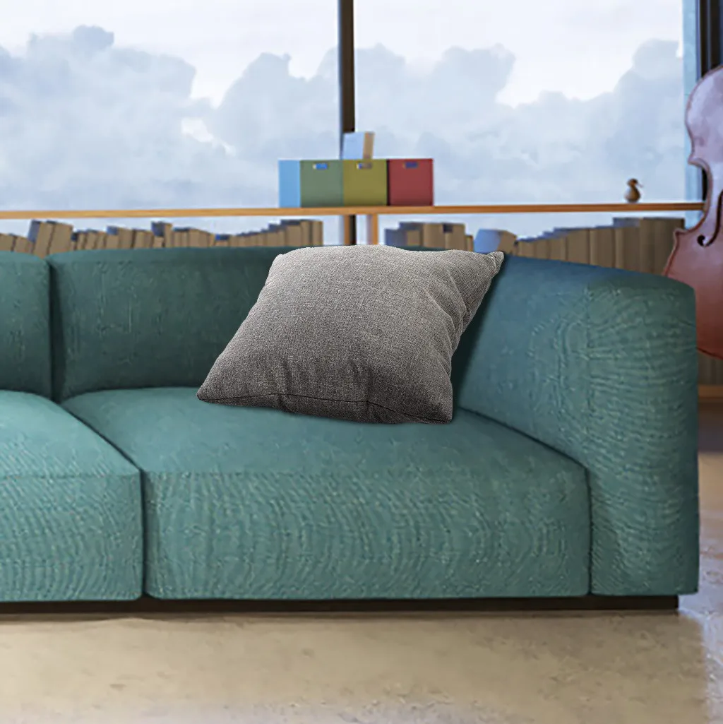 Квадратные декоративные подушки для дивана чехол однотонный простой