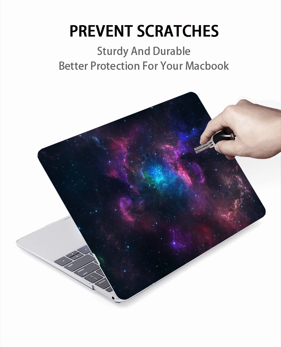 MTT чехол для ноутбука Звездное небо для Macbook Pro Air retina 11 12 13 15 16 с сенсорной панелью для macbook Pro 13 15 дюймов A1989 A1990