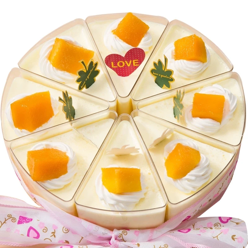 20 шт. одноразовые пластиковые чашки для Мусса и десерта треугольная чашка