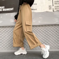 2021 mens trousers womens the four seasons couples leisure pocket loose college cotton the new listing fashion trend